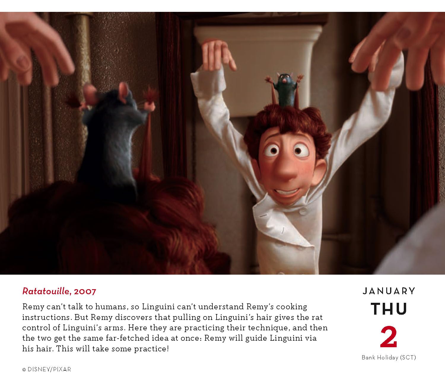 Disney A Year of Animation 2025 Daily Calendar