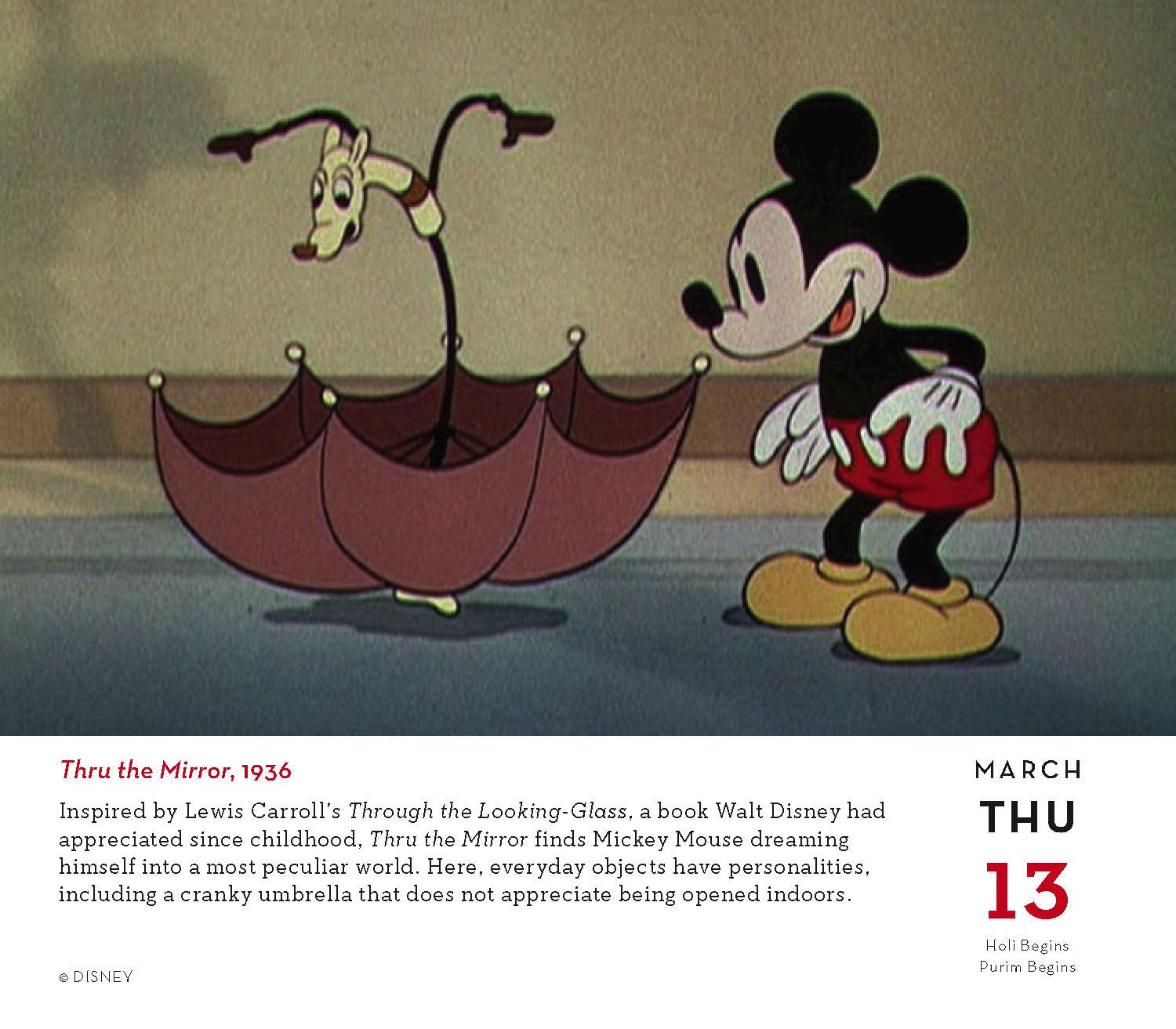 Disney A Year of Animation 2025 Daily Calendar