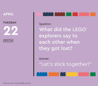 LEGO Fun Every Day 2025 Daily Calendar