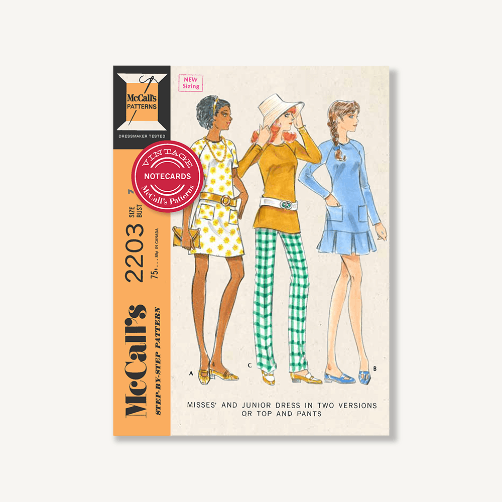 Vintage McCall's Patterns Notecards | Chronicle Books