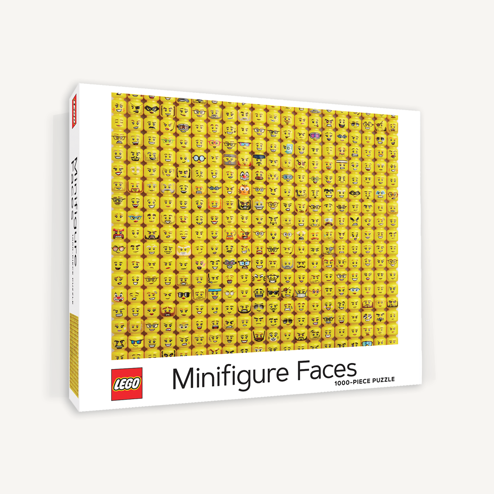 Lego Minifigure Faces 1000-piece Puzzle